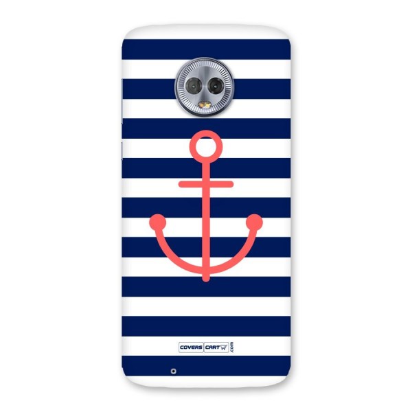 Anchor Stripes Back Case for Moto G6