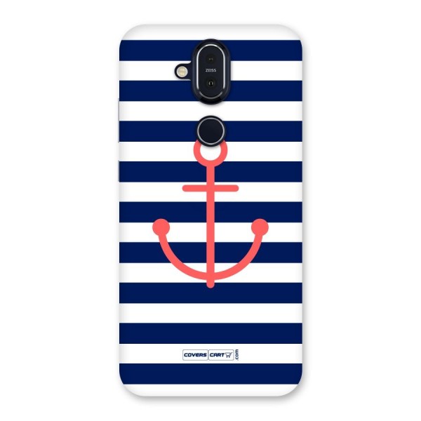 Anchor Stripes Back Case for Nokia 8.1