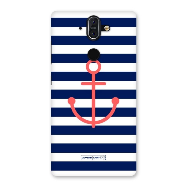 Anchor Stripes Back Case for Nokia 8 Sirocco