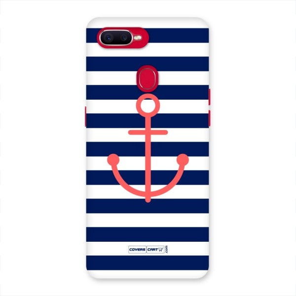 Anchor Stripes Back Case for Oppo F9 Pro