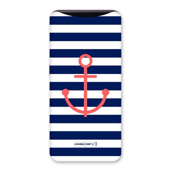 Anchor Stripes Back Case for Oppo Find X