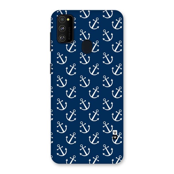 Anchor Zig Pattern Back Case for Galaxy M21