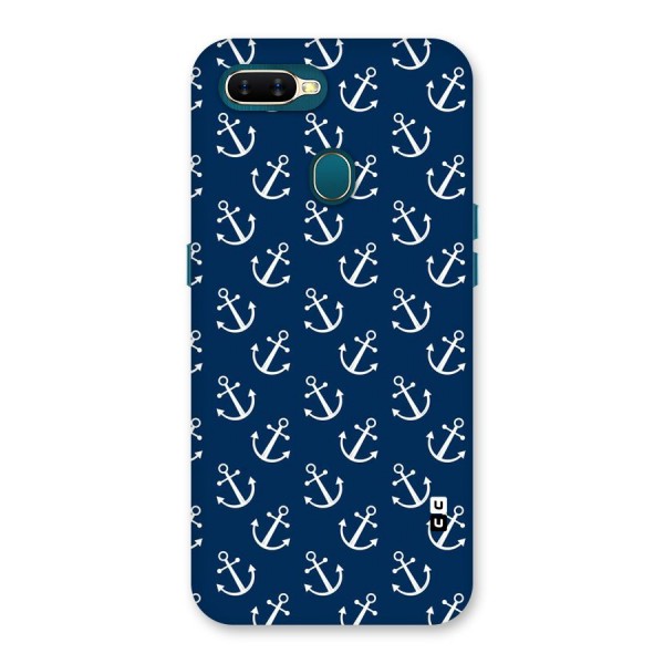 Anchor Zig Pattern Back Case for Oppo A12