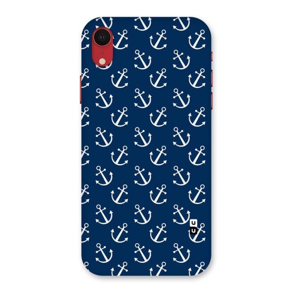 Anchor Zig Pattern Back Case for iPhone XR