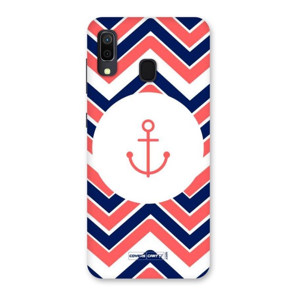 Anchor Zig Zag Back Case for Galaxy A20