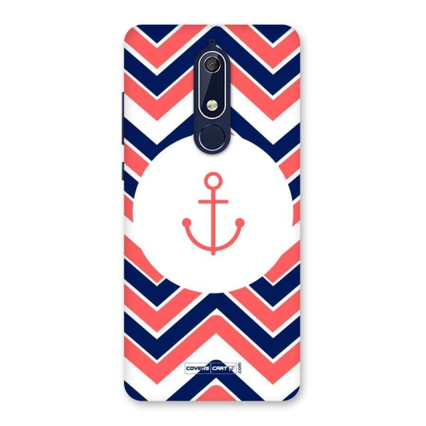 Anchor Zig Zag Back Case for Nokia 5.1