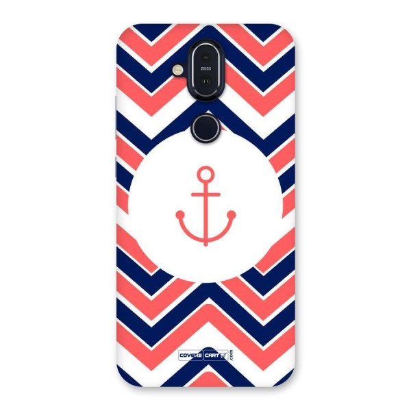 Anchor Zig Zag Back Case for Nokia 8.1