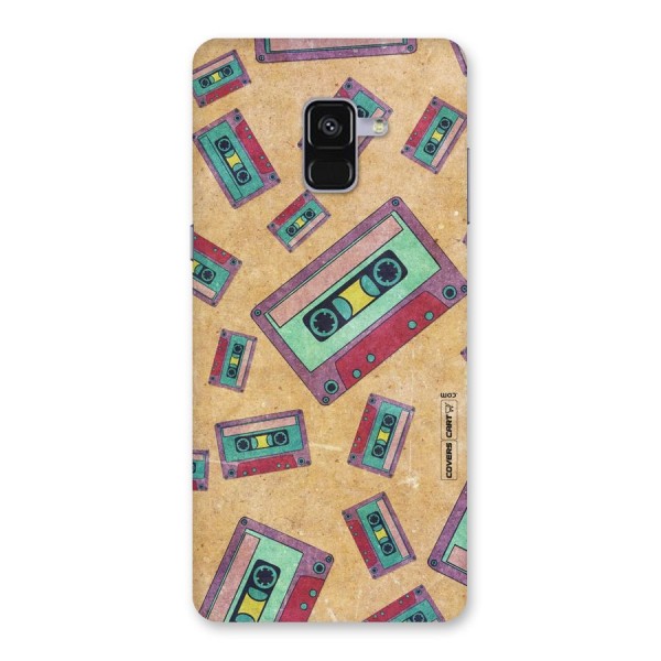 Ancient Cassettes Back Case for Galaxy A8 Plus