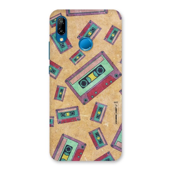 Ancient Cassettes Back Case for Huawei P20 Lite