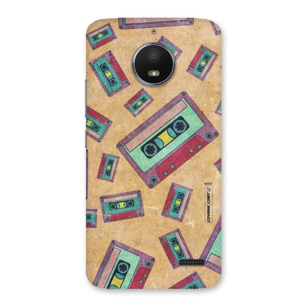 Ancient Cassettes Back Case for Moto E4