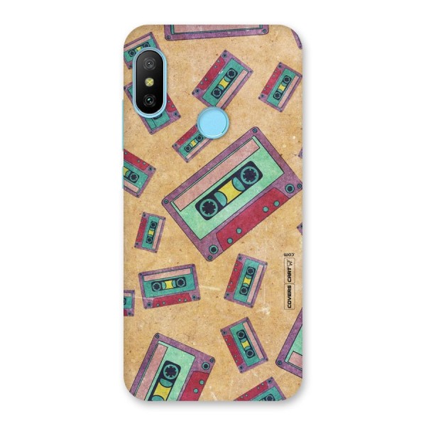 Ancient Cassettes Back Case for Redmi 6 Pro