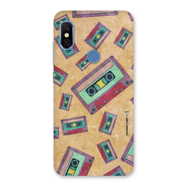 Ancient Cassettes Back Case for Redmi Note 6 Pro