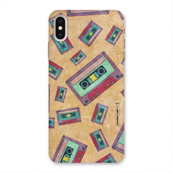 Ancient Cassettes Back Case for iPhone XS Max