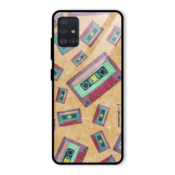 Ancient Cassettes Glass Back Case for Galaxy A51