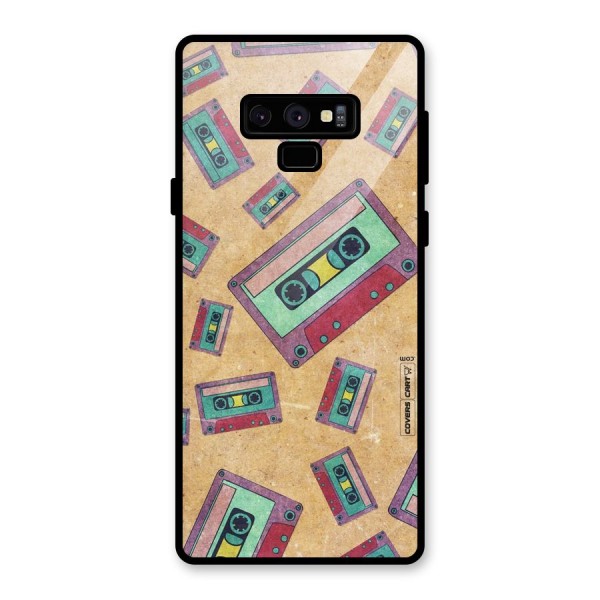 Ancient Cassettes Glass Back Case for Galaxy Note 9