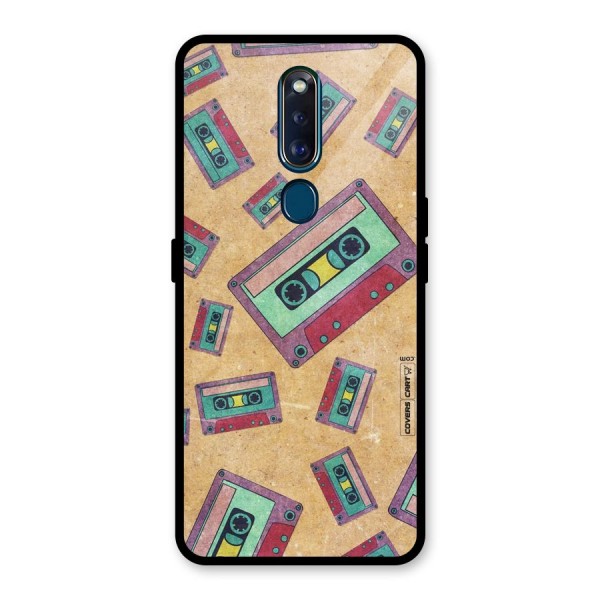 Ancient Cassettes Glass Back Case for Oppo F11 Pro