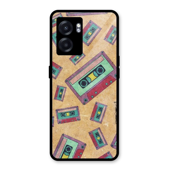 Ancient Cassettes Glass Back Case for Oppo K10 (5G)