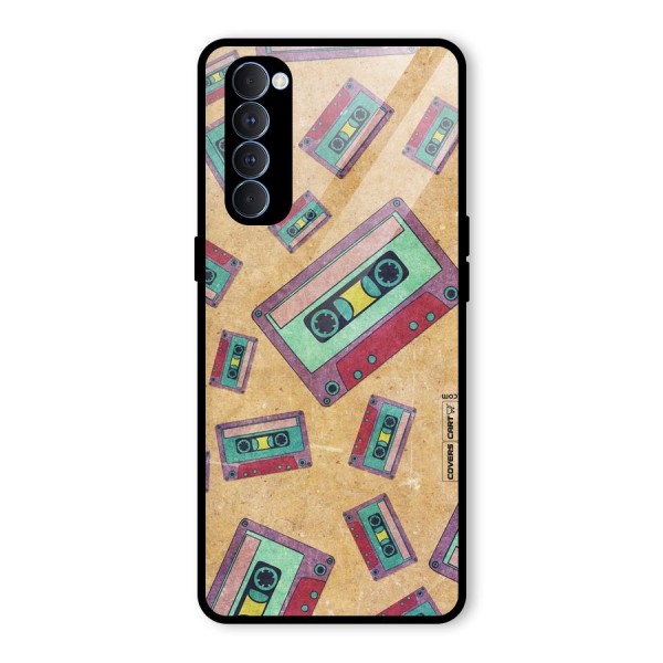 Ancient Cassettes Glass Back Case for Oppo Reno4 Pro