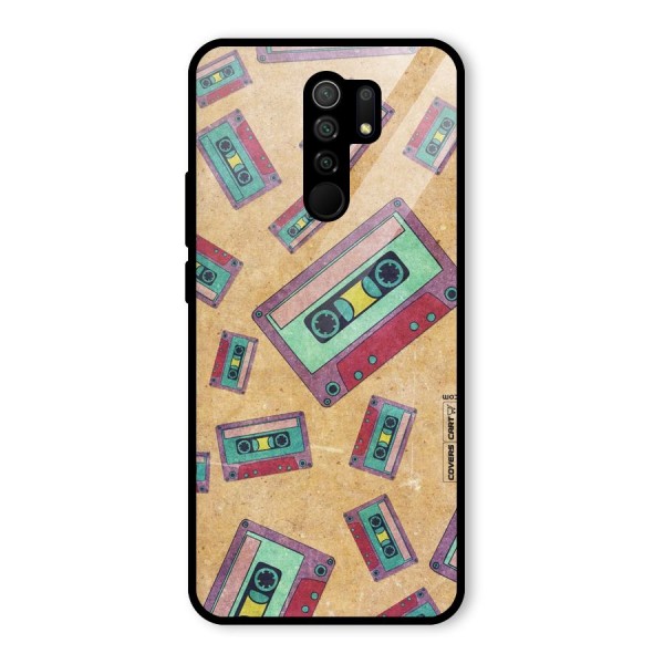 Ancient Cassettes Glass Back Case for Redmi 9 Prime