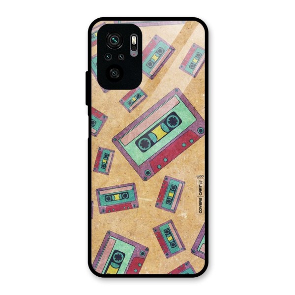 Ancient Cassettes Glass Back Case for Redmi Note 10