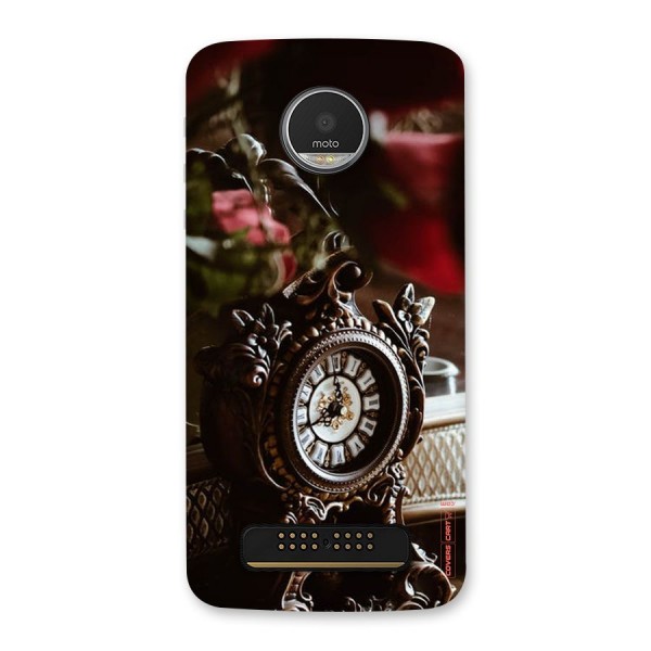 Ancient Clock Back Case for Moto Z Play