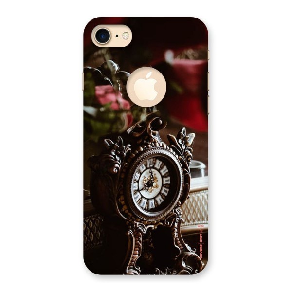 Ancient Clock Back Case for iPhone 8 Logo Cut