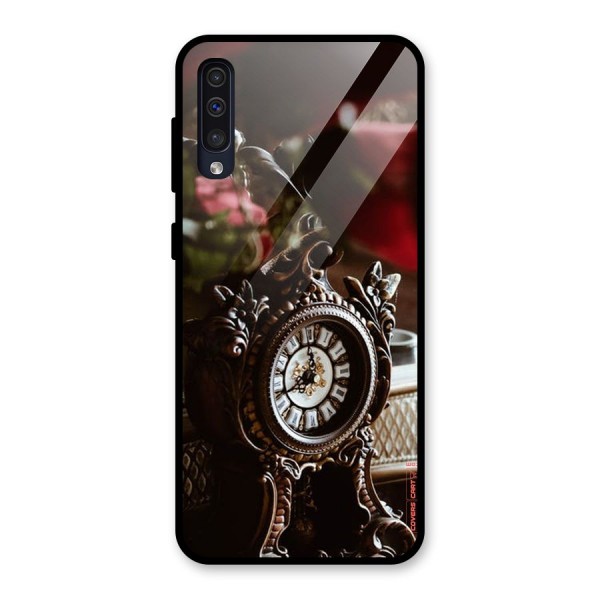 Ancient Clock Glass Back Case for Galaxy A50s