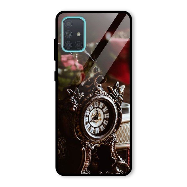 Ancient Clock Glass Back Case for Galaxy A71