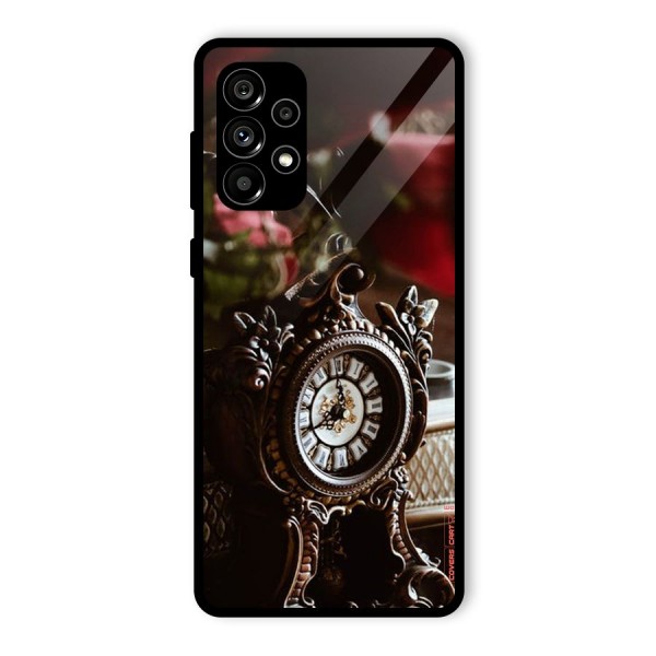 Ancient Clock Glass Back Case for Galaxy A73 5G