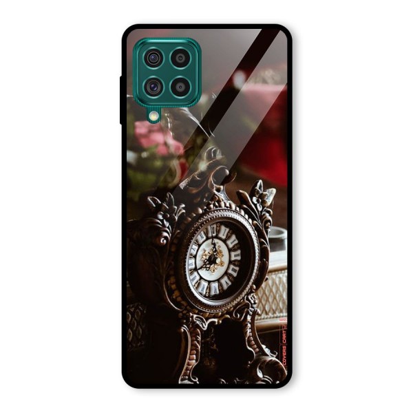 Ancient Clock Glass Back Case for Galaxy F62