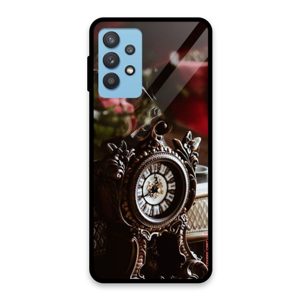 Ancient Clock Glass Back Case for Galaxy M32 5G