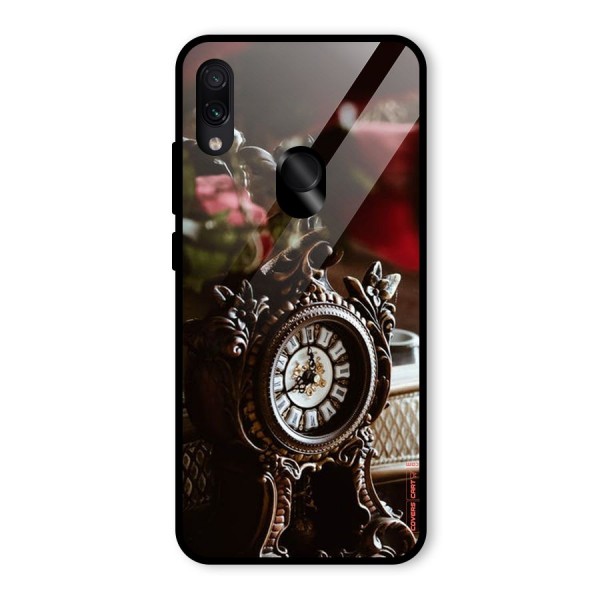 Ancient Clock Glass Back Case for Redmi Note 7