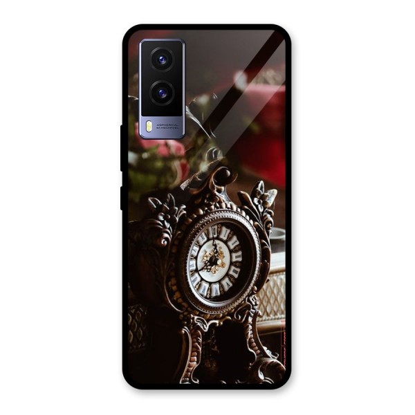 Ancient Clock Glass Back Case for Vivo V21e 5G