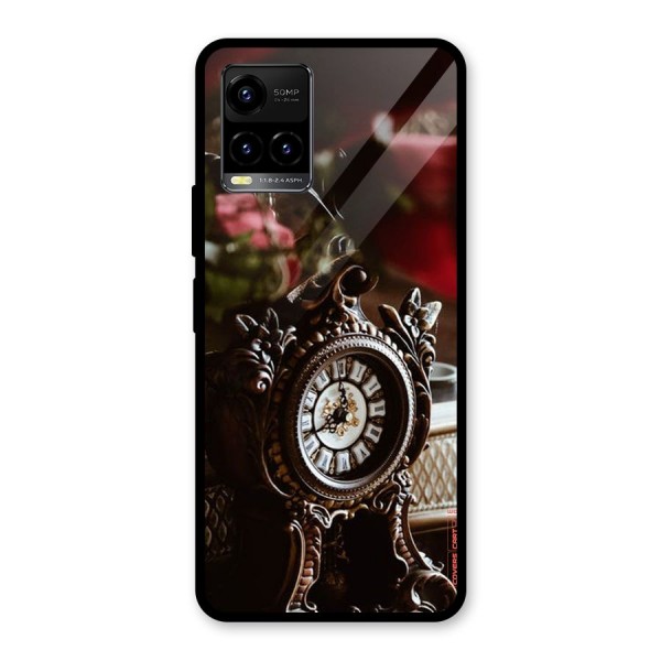 Ancient Clock Glass Back Case for Vivo Y21 2021