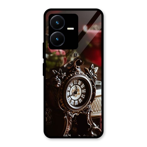 Ancient Clock Glass Back Case for Vivo Y22