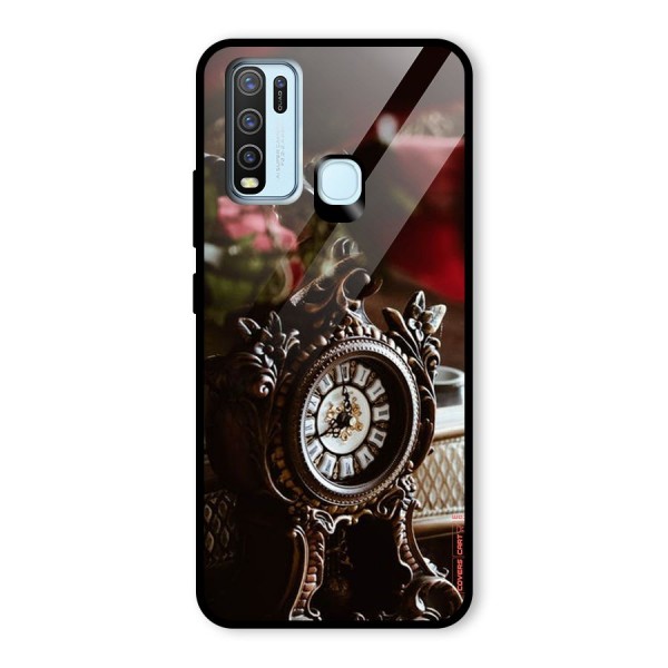 Ancient Clock Glass Back Case for Vivo Y30