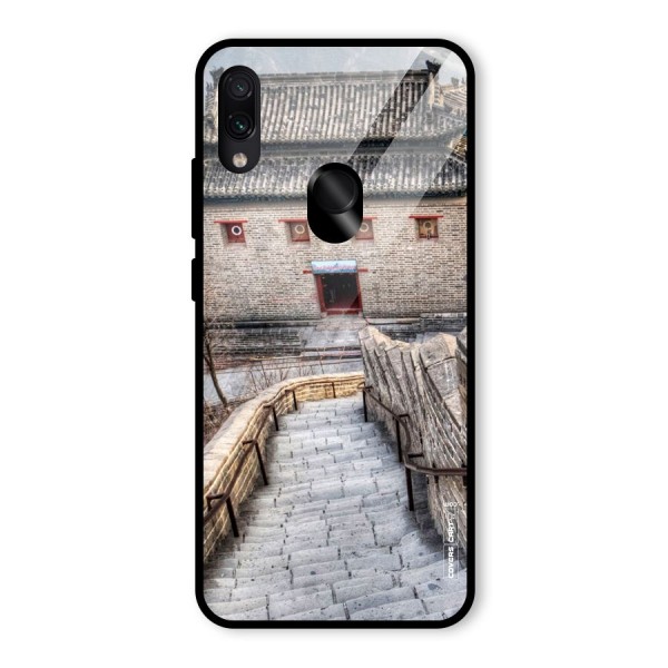 Ancient Strairs Glass Back Case for Redmi Note 7