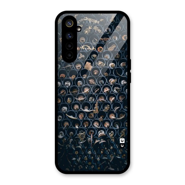 Ancient Wall Circles Glass Back Case for Realme 6