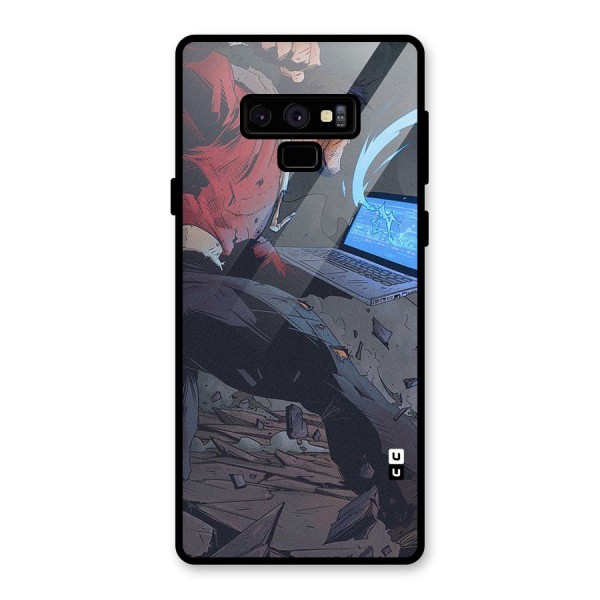 Angry Programmer Glass Back Case for Galaxy Note 9