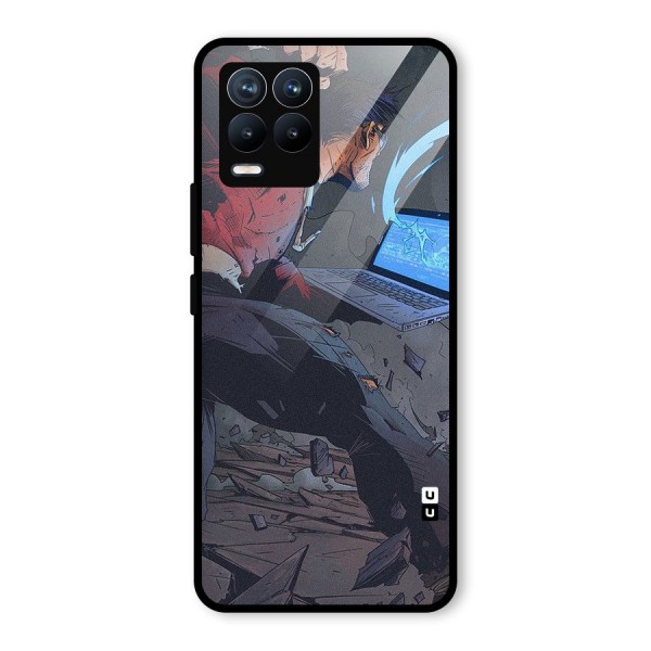 Angry Programmer Glass Back Case for Realme 8 Pro