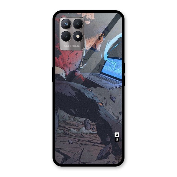 Angry Programmer Glass Back Case for Realme 8i