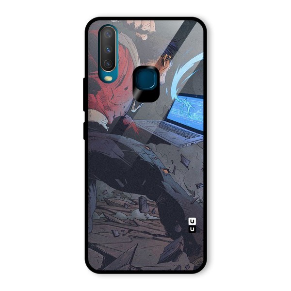 Angry Programmer Glass Back Case for Vivo Y12