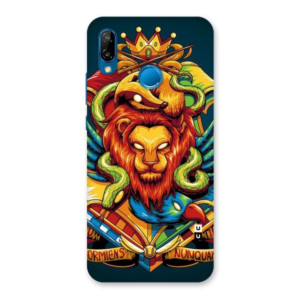 Animal Art Back Case for Huawei P20 Lite