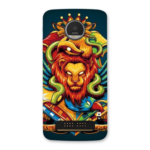 Animal Art Back Case for Moto Z Play