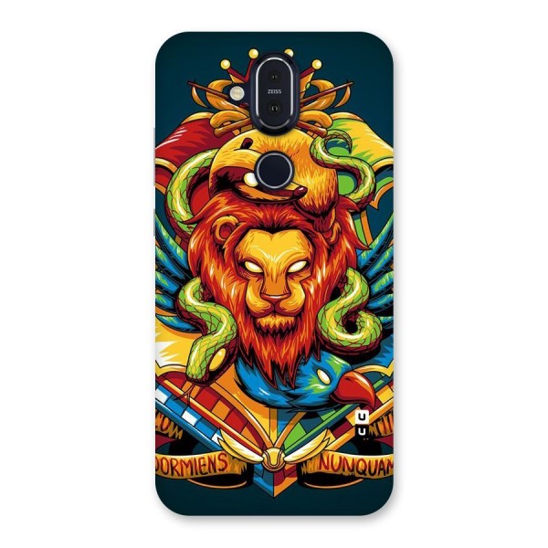 Animal Art Back Case for Nokia 8.1