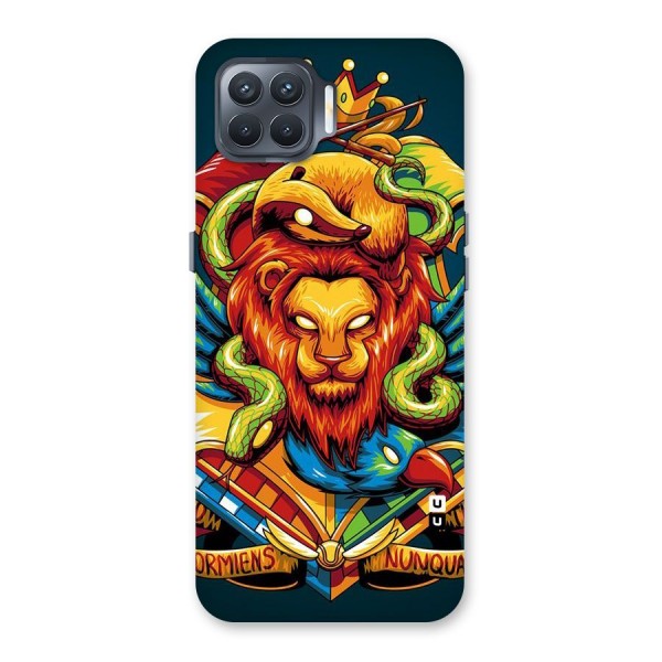 Animal Art Back Case for Oppo F17 Pro