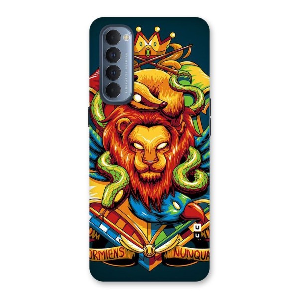 Animal Art Back Case for Reno4 Pro