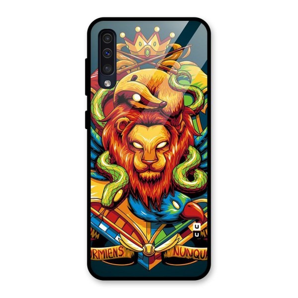 Animal Art Glass Back Case for Galaxy A50s