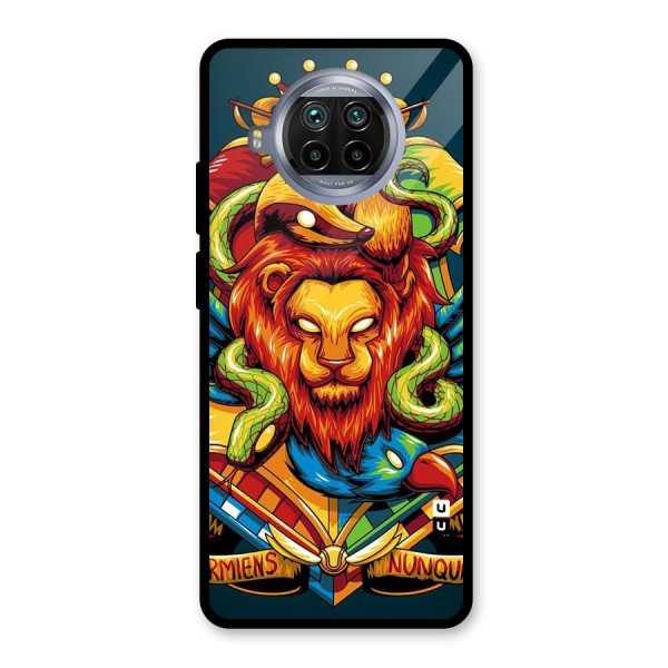 Animal Art Glass Back Case for Mi 10i