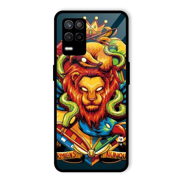 Animal Art Glass Back Case for Realme 9 5G